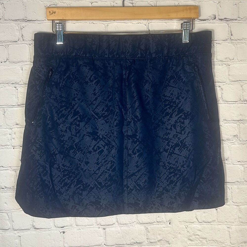 Orvis Women's Embossed Pull On Skort Inner‎ Short  #1400361 Navy size L Large